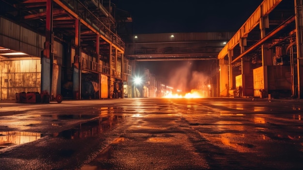 el último coche en la línea de la noche