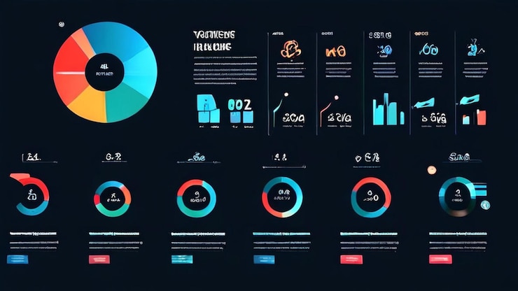 Foto el último paquete de plantillas infográficas para la visualización de datos