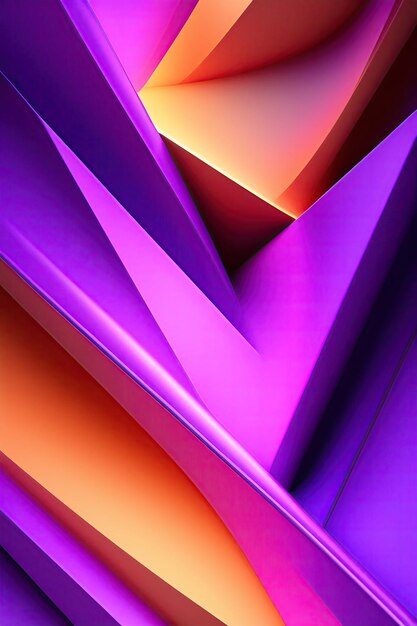 Ultra breiter abstrakter purpurroter Hintergrund 3D