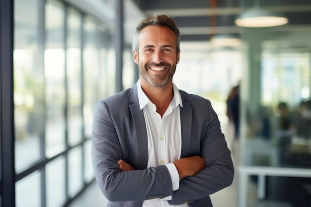 Ultra realista de alta definição ultra hd Gerar uma imagem de um homem de negócios vestido casualmente