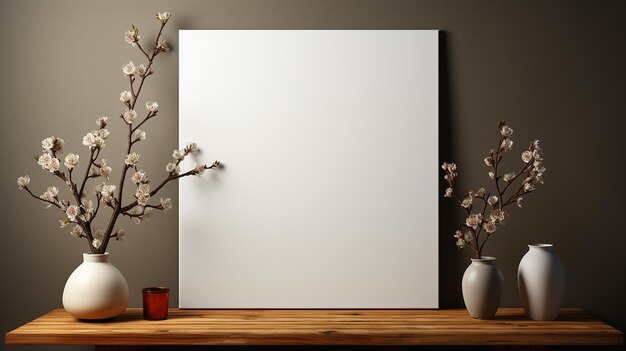 Ultra-realistisches minimalistisches Leinwand-Hintergrundfoto