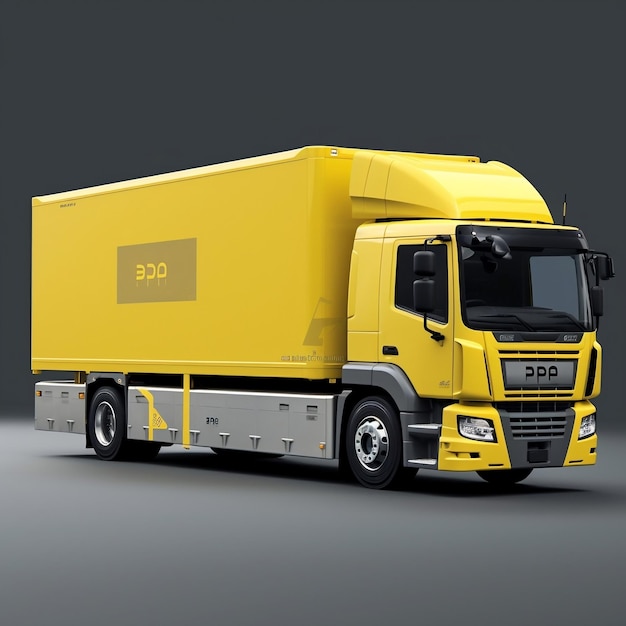 UltraHighCapacity-Lieferwagen Modernstes Design für effiziente Logistik Generative KI