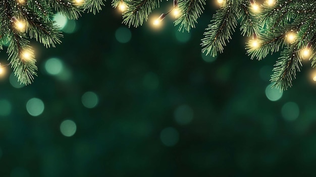 Um abeto festivo adornado com ornamentos cintilantes e luzes cintilantes pronto para celebrar o novo