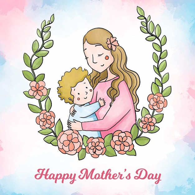 Um abraço feliz para o Dia das Mães