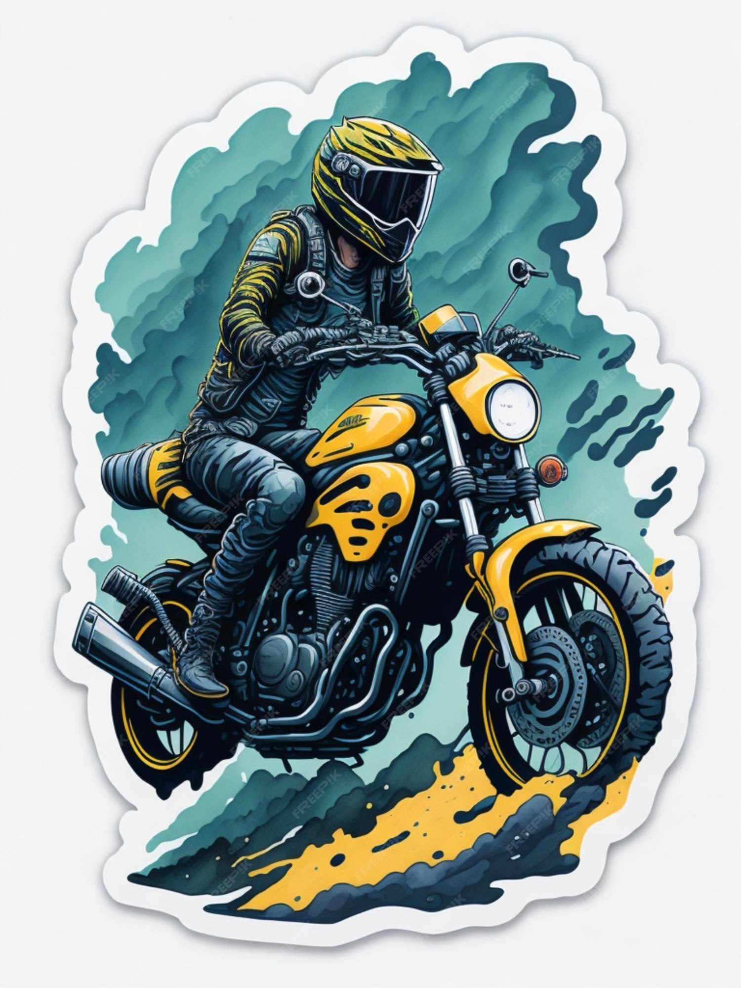 Design PNG E SVG De Velocidade De Corrida De Moto Para Camisetas