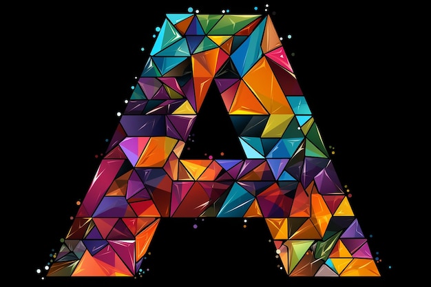 Foto um alfabeto colorido com as letras abcd e png