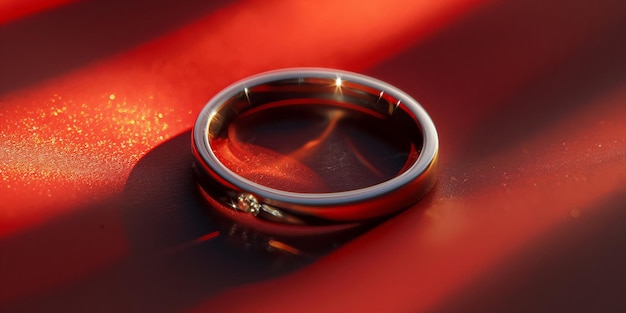 Um anel que diz ouro.