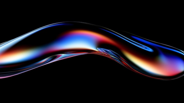 Um arco-íris de cores é criado pelo arco-íris