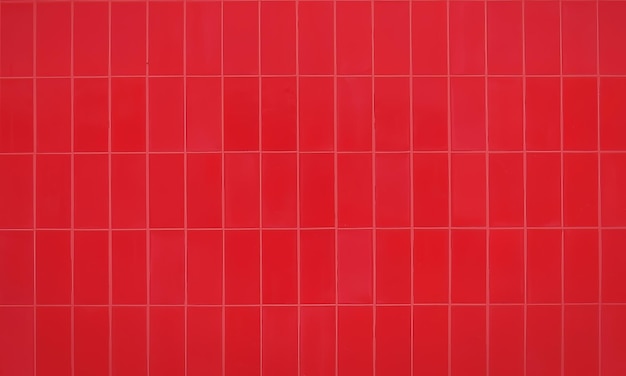 Um azulejo vermelho com um padrão de grade.