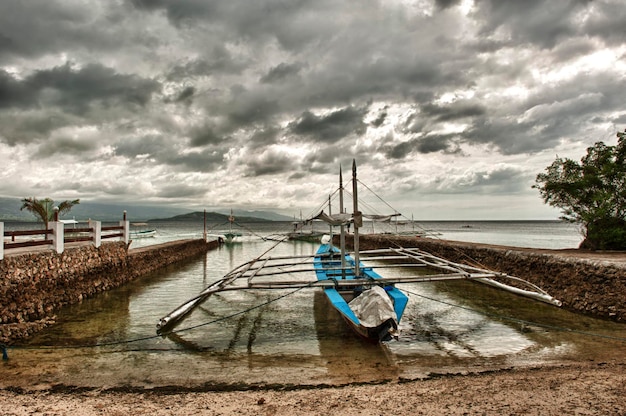 Um barco de pesca das Filipinas