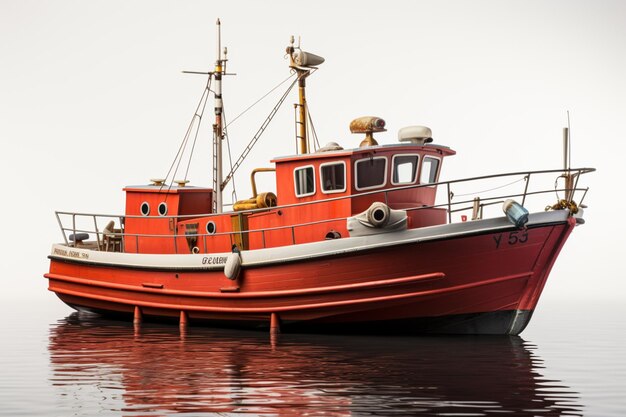 Foto um barco de pesca de salmão de domingo gerou uma imagem de alta qualidade