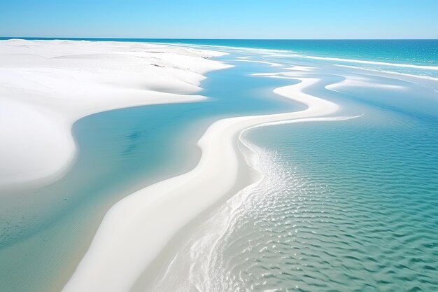 Um belo banco de areia mar ai geração