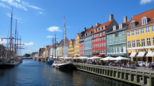 Um belo dia de verão em Copenhaga, Dinamarca