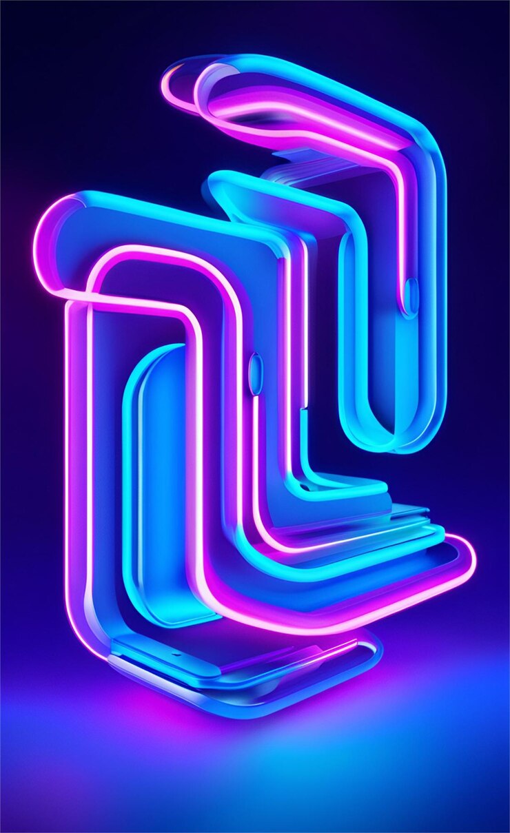 Foto um belo fundo azul abstrato e brilhante