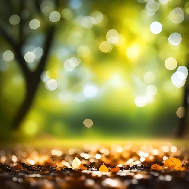 Foto um belo fundo de bokeh