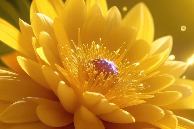 Um belo fundo de flores amarelas