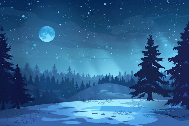 um belo fundo de paisagem vetorial