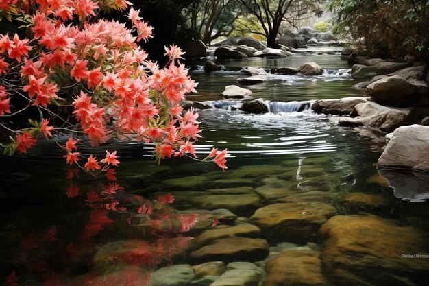 Foto um belo jardim e uma flor.