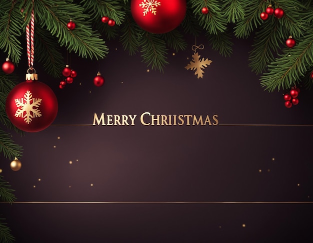 Um belo pano de fundo de Natal Ilustração de alta qualidade