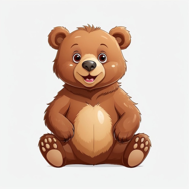 Um bonito bebê de urso.