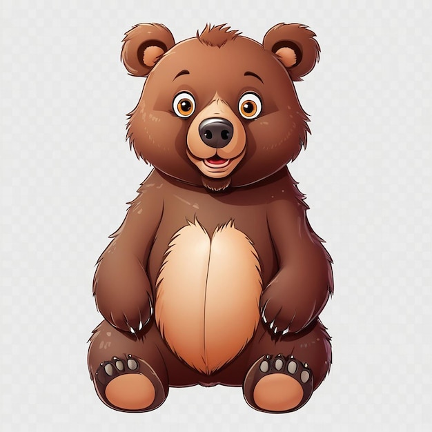 Um bonito bebê de urso.