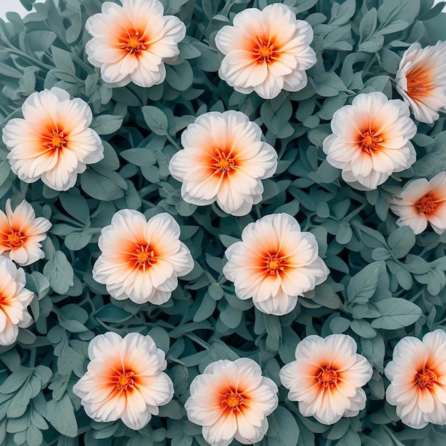 Um bouquet vibrante de flores tuberosas iluminadas pela luz quente de um pôr-do-sol de verão gerado