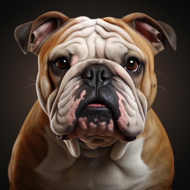 Um bulldog inglês