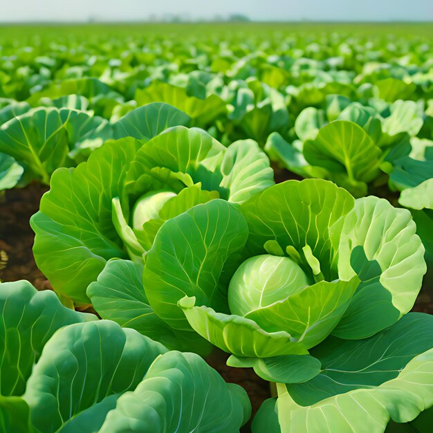 um campo de alface verde com as palavras " alface " na parte inferior