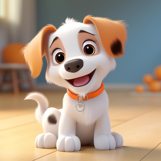 Foto um cãopixar styledisney animation