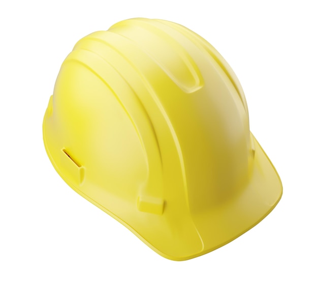 um capacete de construção amarelo com o número 1 nele