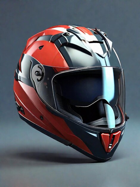 um capacete de motocicleta