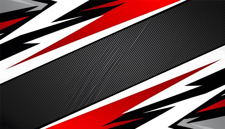 um carro de corrida vermelho e preto Racing Background vermelho preto e cinza Vector livre