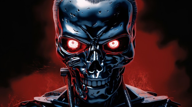 Foto um cartaz de filme para o filme terminator