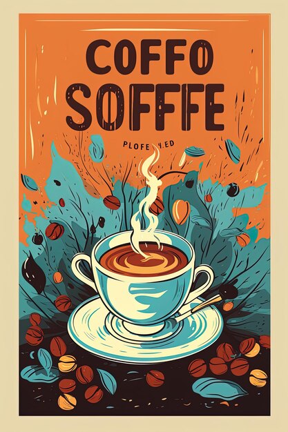 Um cartaz para a xícara de café que diz que você só precisa de obter o seu próprio