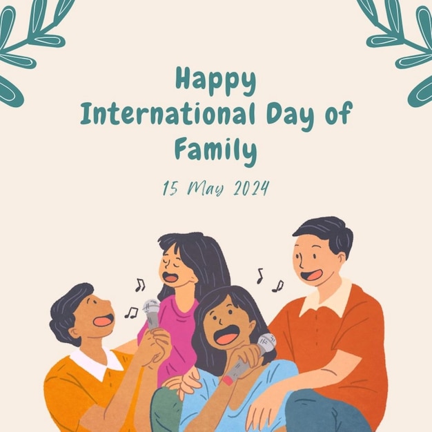 um cartaz para o Dia Internacional da Amizade Internacional