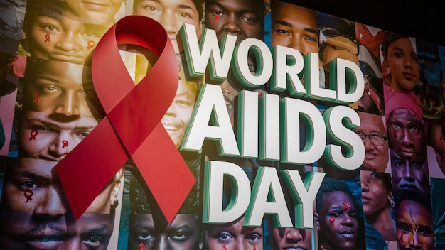 um cartaz para o Dia Mundial da Aids