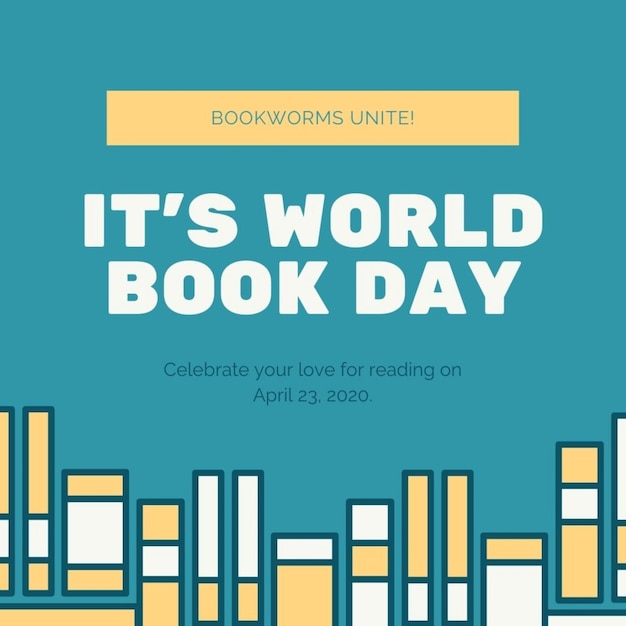 um cartaz para o Dia Mundial do Livro