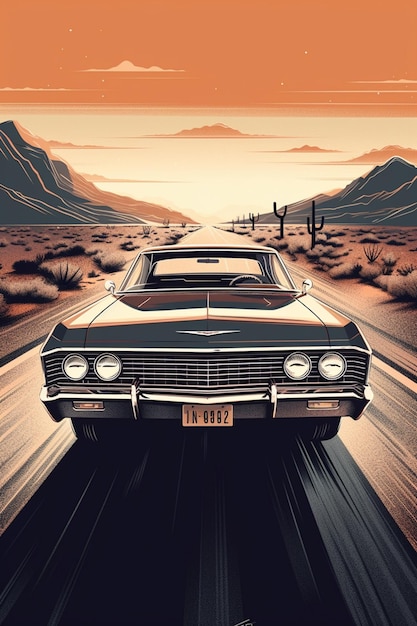 Um cartaz para o filme cadillac