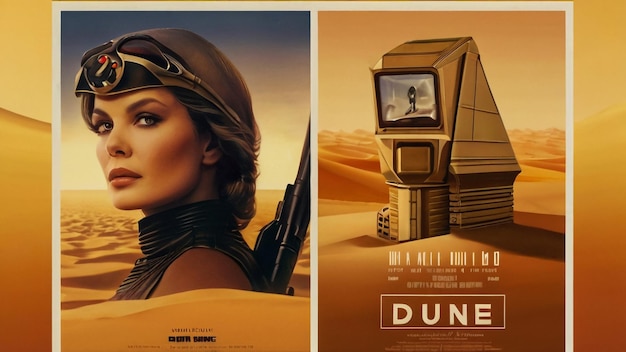 Um cartaz para o filme chamado O Deserto.