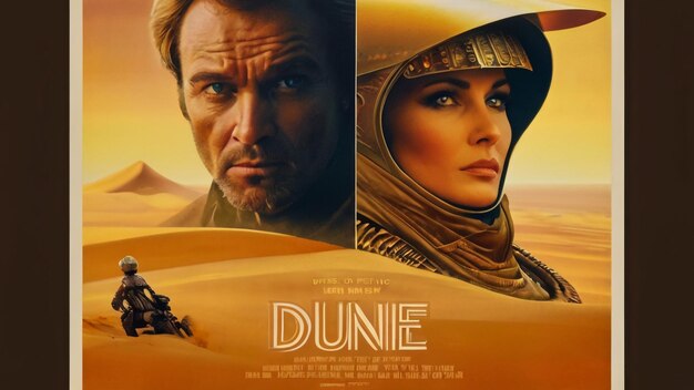 um cartaz para o filme que se chama o deserto