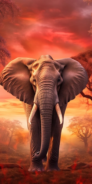 Um cartaz para o livro o elefante