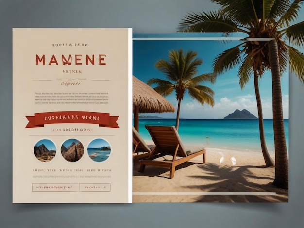 Um cartaz para um resort de praia chamado "Zanzibar"