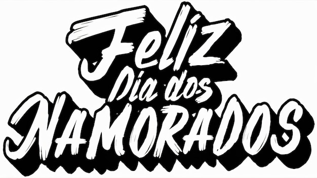 um cartaz preto e branco que diz feliz dia de valentino