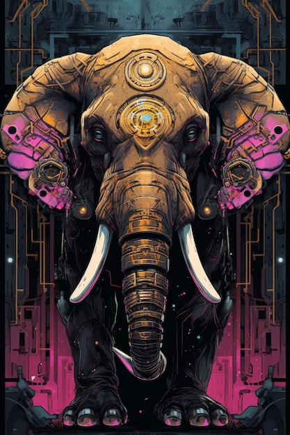 Um cartaz que diz 'elefante' nele