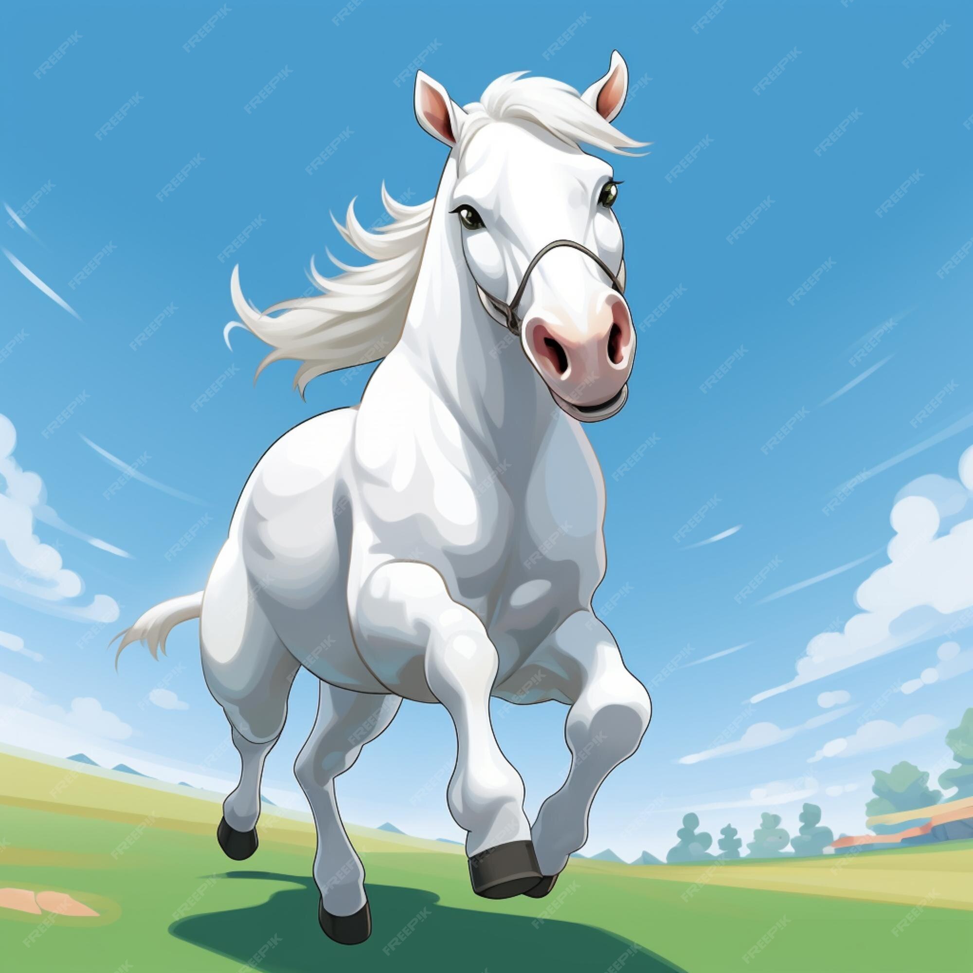 O cavalo correndo, correr, corcel, cavalo branco png