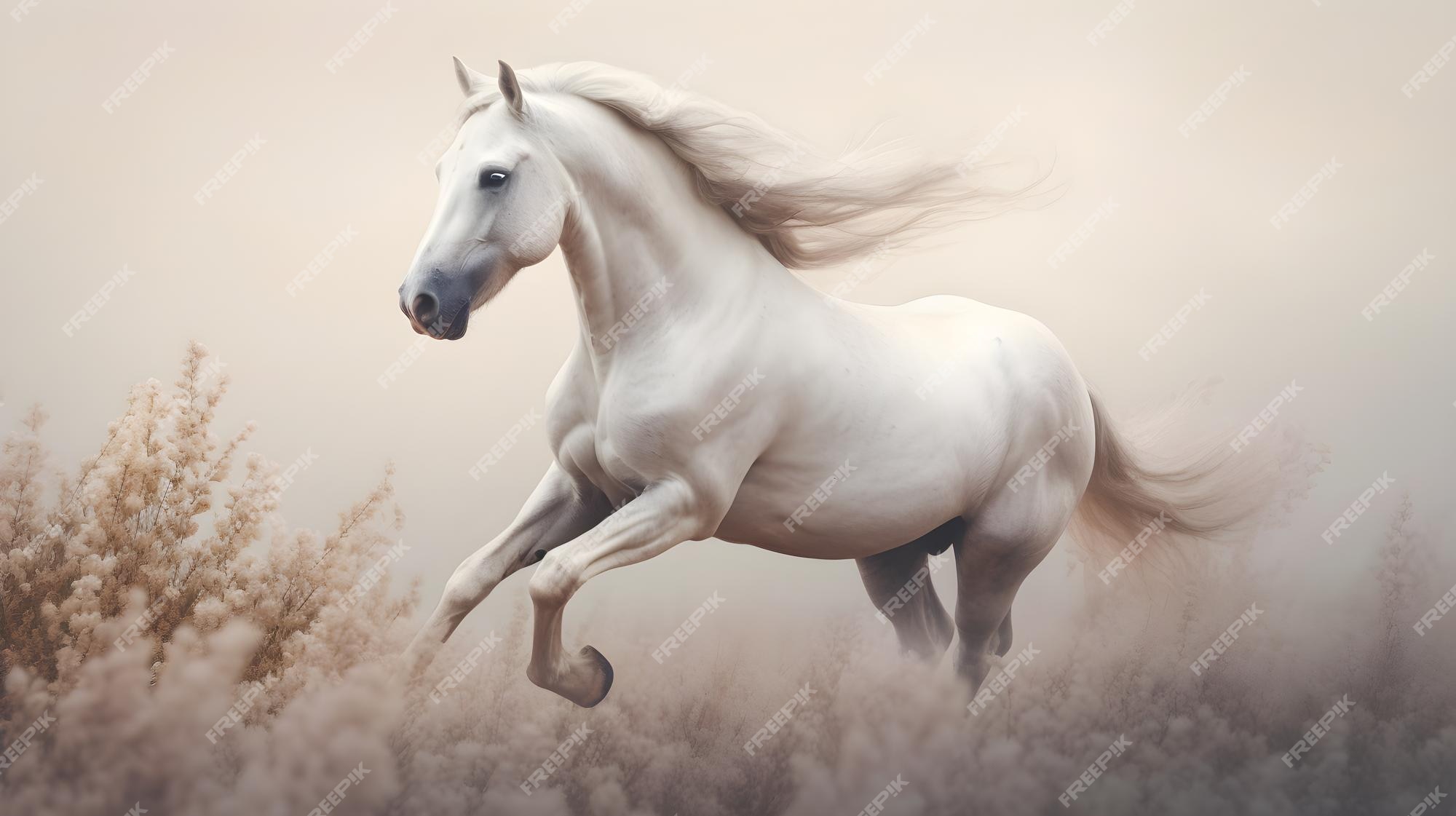 O cavalo correndo, correr, corcel, cavalo branco png