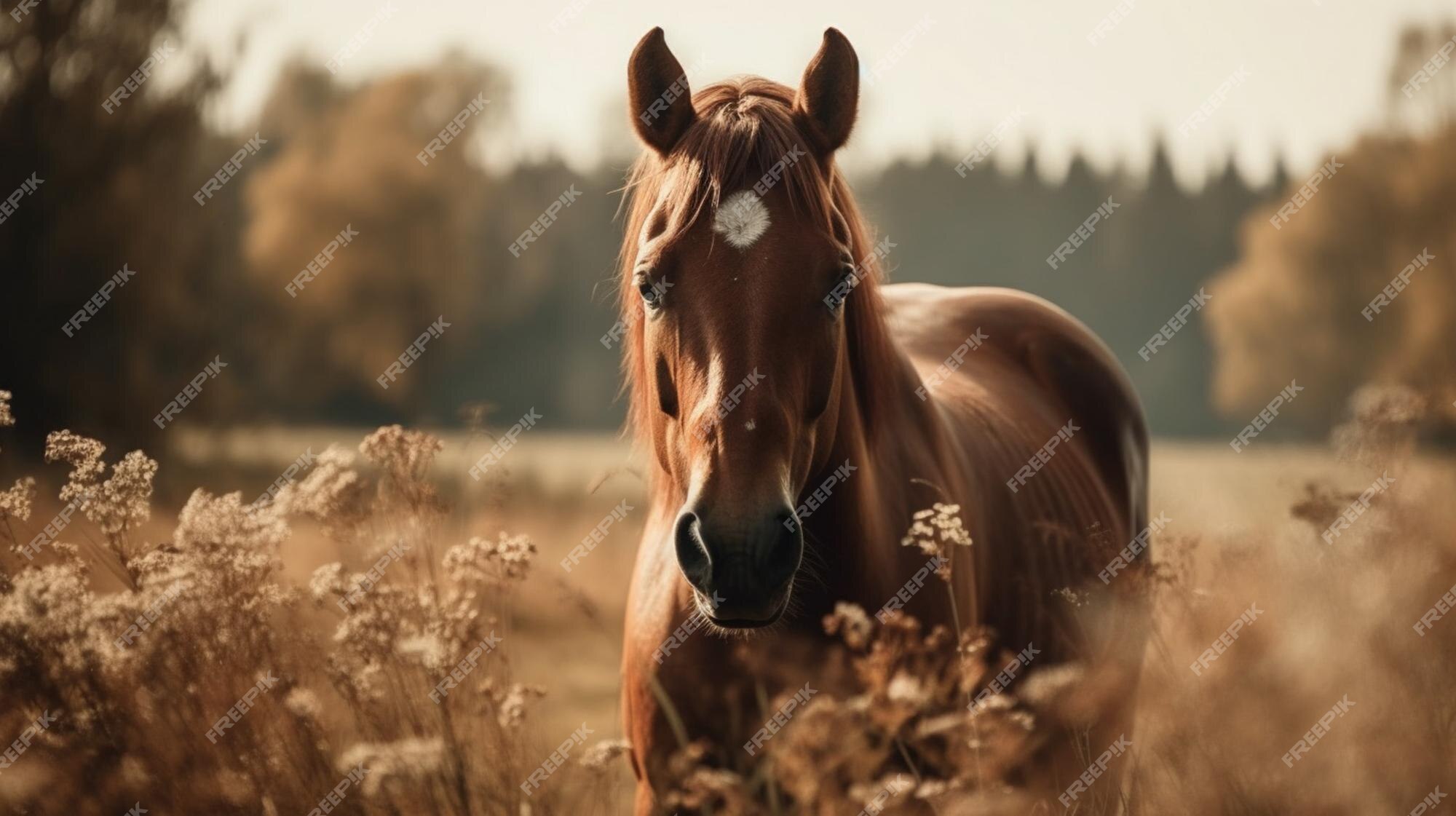 Fundo Cavalo Marrom Parado Na Frente De Um Campo Fundo, Fotos De Cavalo  Quarto De Milha, Cavalo, Animal Imagem de plano de fundo para download  gratuito