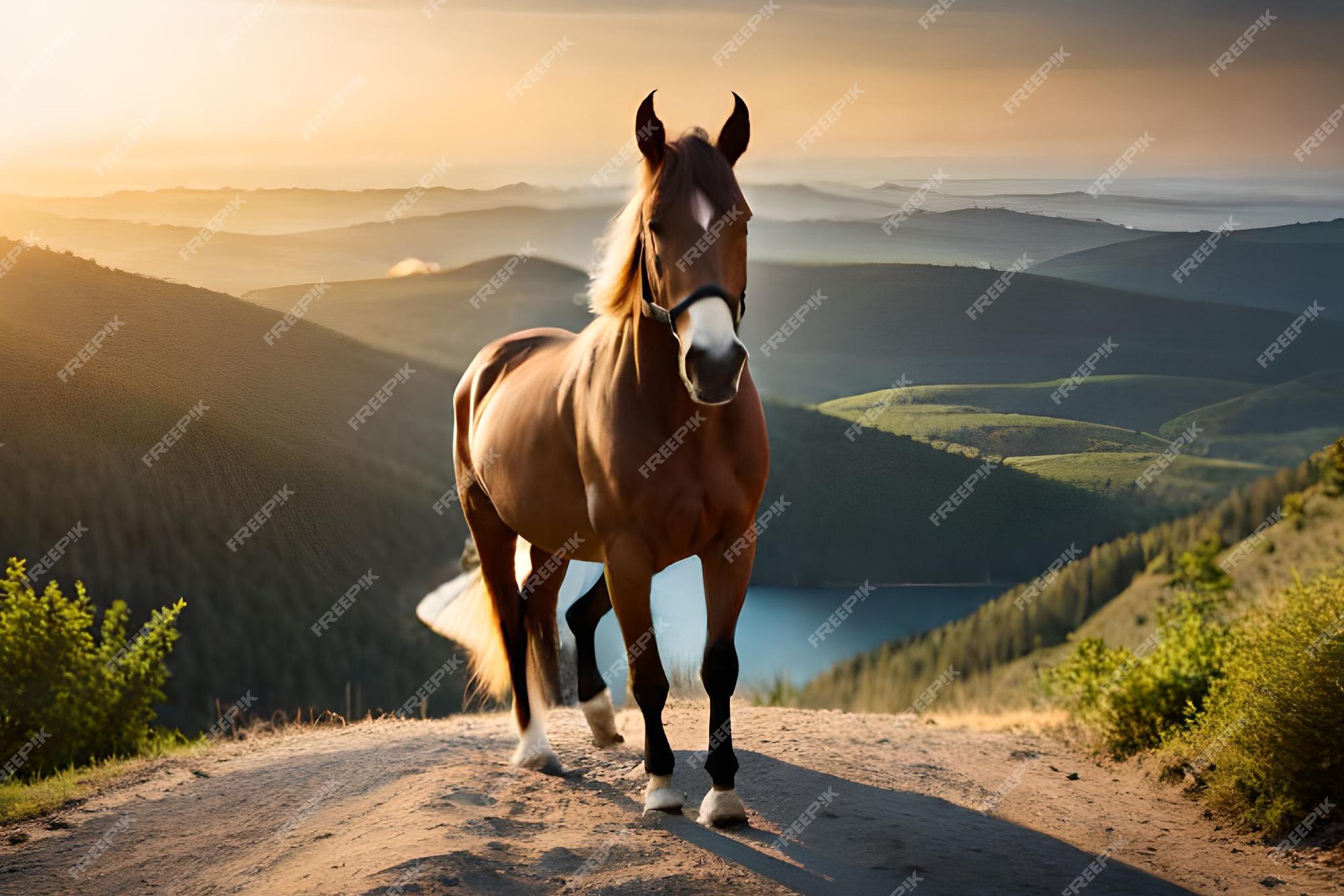 Estátua De Cavalo Em Frente a Um Céu Nublado Foto de Stock - Imagem de  animal, olho: 221252936