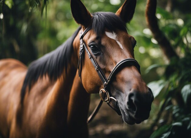 Um cavalo na selva