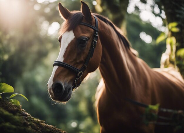 Um cavalo na selva